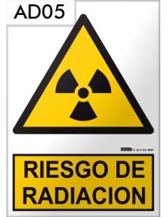Señal de riesgo de radiación