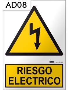 Señal de riesgo eléctrico